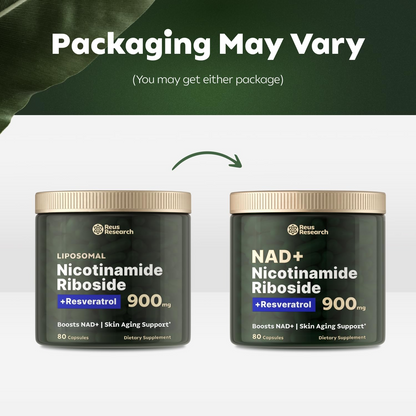 Reus Research NAD+Nicotinamide Riboside 900mg(80 count)